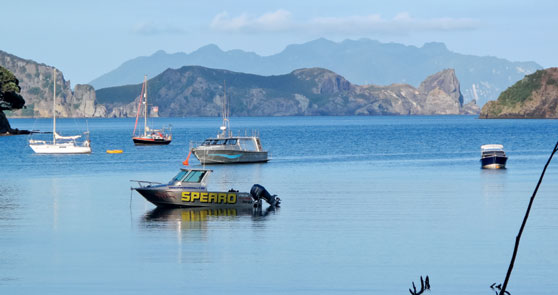 Fitting out a dive boat