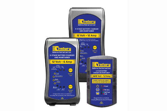 Century Battery Chargers Century's range