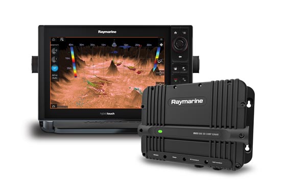 Raymarine's new RVX1000 a versatile High Performance 3D CHIRP Sonar module
