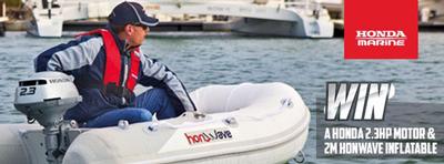 Win a Honda Inflatable & Outboard Package