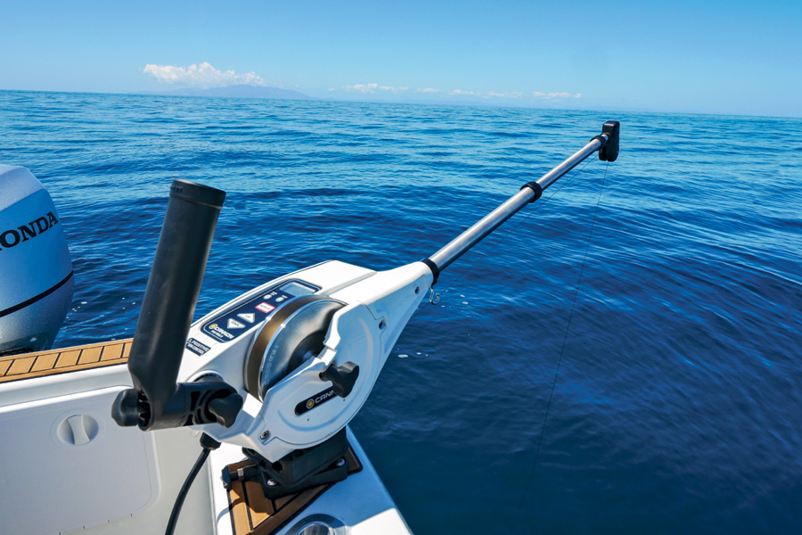 Using downriggers The Fishing site